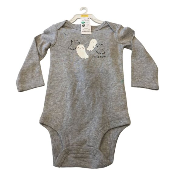 Carter's 12 Months Halloween LITTLE BOO! 2 Piece Ghost Set Long Sleeve - Picture 1 of 4